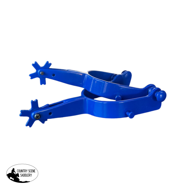 New! 088030B - Blue Junior Bull Rider Spur Rodeo