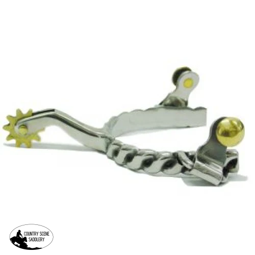 New! 088862 - Roping Spur Twisted Wire S/S YOUTH Rodeo