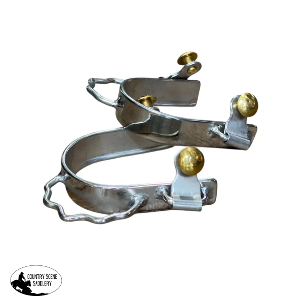 New! 089029LSS - Ladies / Kids Stainless Steel Bumper Spurs Rodeo