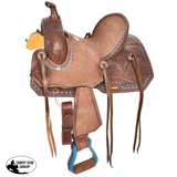 New! 10", 12" Double T Youth hard seat roping style saddle. - Country Scene Saddlery and Pet Supplies