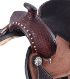 10" Double T pony saddle with basketweave - Country Scene Saddlery and Pet Supplies