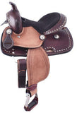 10" Double T pony saddle with basketweave - Country Scene Saddlery and Pet Supplies