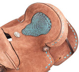 12" and 13" Double T Roughout Barrel Saddle. - Country Scene Saddlery and Pet Supplies