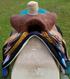 12", 13" Double T Youth Bear Trap style saddle Gullet: 7.5" Bars:&nbsp;Full&nbsp;QH Bars - Country Scene Saddlery and Pet Supplies