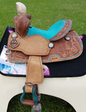 12", 13" Double T Youth Bear Trap style saddle Gullet: 7.5" Bars:&nbsp;Full&nbsp;QH Bars - Country Scene Saddlery and Pet Supplies