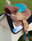 12", 13" Double T Youth Bear Trap style saddle Gullet: 7.5" Bars:&nbsp;Full&nbsp;QH Bars - Country Scene Saddlery and Pet Supplies