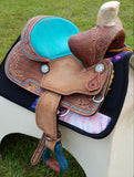 12", 13" Double T Youth Bear Trap style saddle Gullet: 7.5" Bars:&nbsp;Full&nbsp;QH Bars - Country Scene Saddlery and Pet Supplies