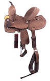 12", 13" Double T Youth Hard Seat Barrel Full QH Bars - Country Scene Saddlery and Pet Supplies
