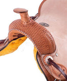 12" Double T hard seat roping style saddle. - Country Scene Saddlery and Pet Supplies