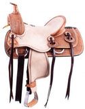 12" Double T hard seat roping style saddle. - Country Scene Saddlery and Pet Supplies