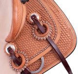 12" Double T hard seat roping style saddle. - Country Scene Saddlery and Pet Supplies