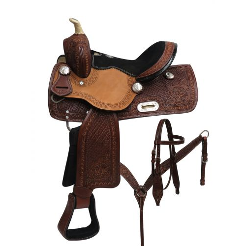 12 Double T Youth Barrel Style Saddle