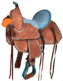 12" Double T Youth Barrel style saddle. - Country Scene Saddlery and Pet Supplies
