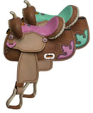 13" Double T Barrel style saddle. - Country Scene Saddlery and Pet Supplies