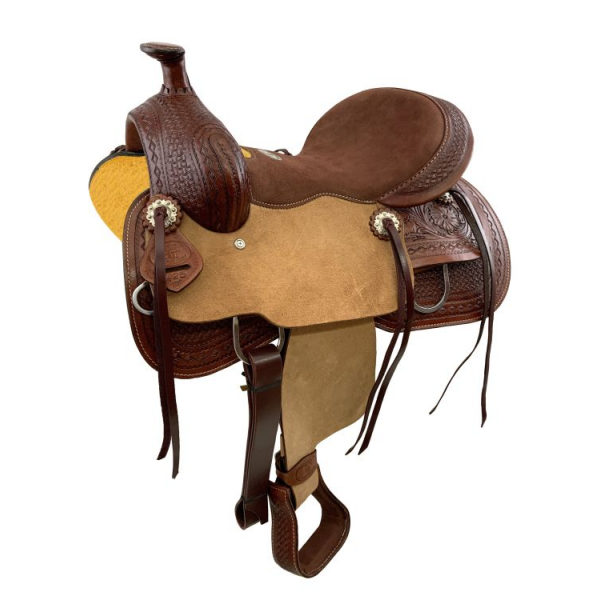 13 Double T Roper Style Saddle - Diamond Tooling Saddle