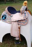 14", 15", 16" Double T barrel saddle set with "Turn 'N' Burn" design. - Country Scene Saddlery and Pet Supplies
