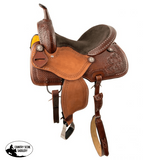 New! 15" Barrel style western saddle - Country Scene Saddlery and Pet Supplies
