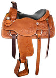 16" Circle S Roper with top grain smooth leather seat - Country Scene Saddlery and Pet Supplies