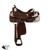 NEW! 16" Double T fully tooled show saddle. - Country Scene Saddlery and Pet Supplies