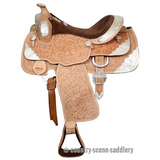 16 Fully Tooled Double T Show Saddle. Light (Out) Can Pre Order