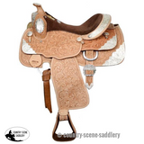 New! *16" Fully tooled Double T show saddle. - Country Scene Saddlery and Pet Supplies
