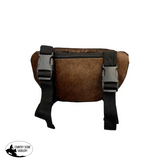 New! 178187C - Hair on Cowhide Saddle Pouch - Country Scene Saddlery and Pet Supplies