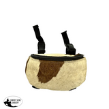 New! 178187F - Hair on Cowhide Saddle Pouch - Country Scene Saddlery and Pet Supplies