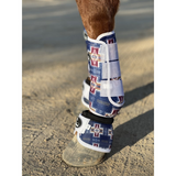New! 2 Pack Round Up Sports Boots Tack Sets