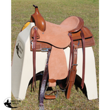 Double S 2 Tone Combination Ranch Saddle, Cutter. 6.5 inch wide - Country Scene Saddlery and Pet Supplies