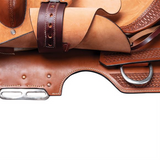 Double S 2 Tone Combination Ranch Saddle, Cutter. 6.5 inch wide - Country Scene Saddlery and Pet Supplies