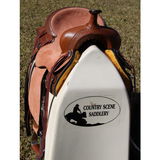 Double S 2 Tone Combination Ranch Saddle, Cutter. 6.5 inch wide - Country Scene Saddlery and Pet Supplies