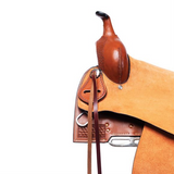Double S 2 Tone Combination Ranch Saddle, Cutter. 6.5 inch wide - Country Scene Saddlery and Pet Supplies