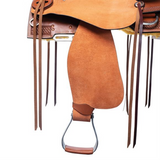 Double S 2 Tone Combination Ranch Saddle, Cutter. 6.5 inch wide - Country Scene Saddlery and Pet Supplies
