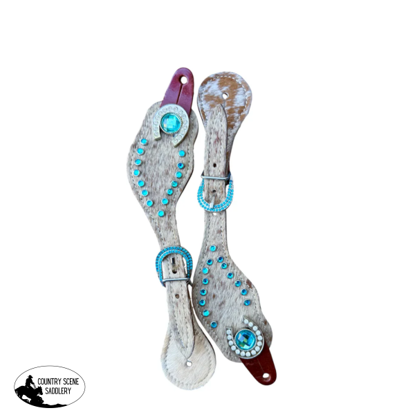 New! 247 Ladies Glittering Grit Spur Straps spur strap