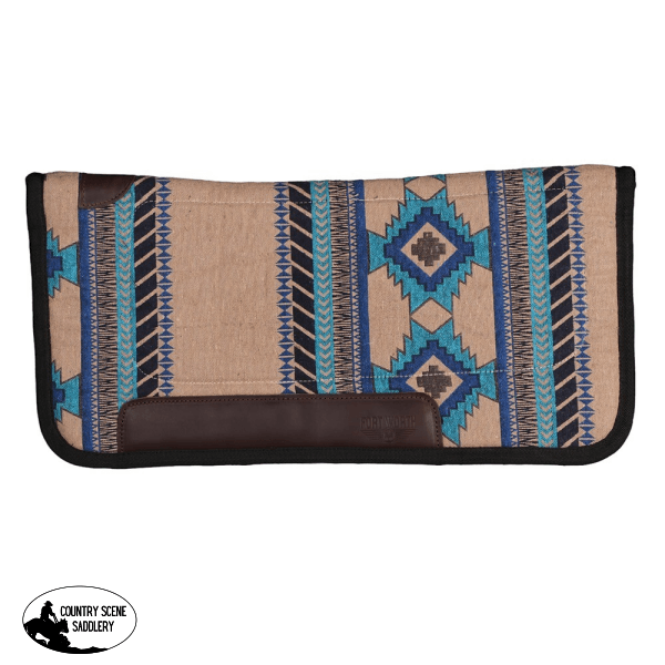 32’ X Contoured Saddle Pad Turquoise