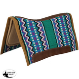 New! 34’’ x 38’’ Contoured Saddle Pad with Memory Felt Bottom - Western Pads