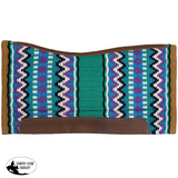 New! 34’’ x 38’’ Contoured Saddle Pad with Memory Felt Bottom - Western Pads