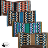 New! 34’’ x 38’’ Contoured Saddle Pad with Memory Felt Bottom - Western Pads