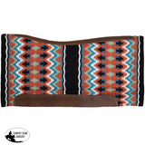 New! 34’’ x 38’’ Contoured Saddle Pad with Memory Felt Bottom - Western Pads