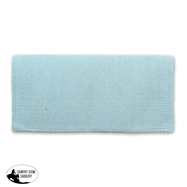 New! 36’’ x 34’’ San Juan Solid Saddle Blanket Mint Green