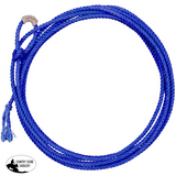 New! 5/16’’ x 20’ Nylon Kid Rope with Hand Sewn Leather Burner - Royal Blue - Rodeo Products