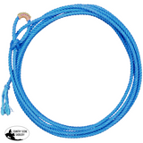 New! 5/16’’ x 20’ Nylon Kid Rope with Hand Sewn Leather Burner - Turquoise - Rodeo Products