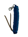 5/8" X 14' leather end nylon pro braid training lead - Country Scene Saddlery and Pet Supplies