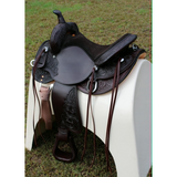 New! 6808 OYSTER CREEK TRAIL - Chocolate Suede - Western Saddles