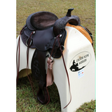 New! 6808 OYSTER CREEK TRAIL - Chocolate Suede - Western Saddles