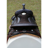 New! 6808 OYSTER CREEK TRAIL - Chocolate Suede - Western Saddles