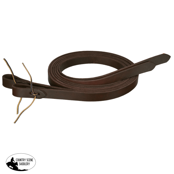 New! 8’ x 1’’ Premium Harness Oiled Leather Split Rein - Made in the USA