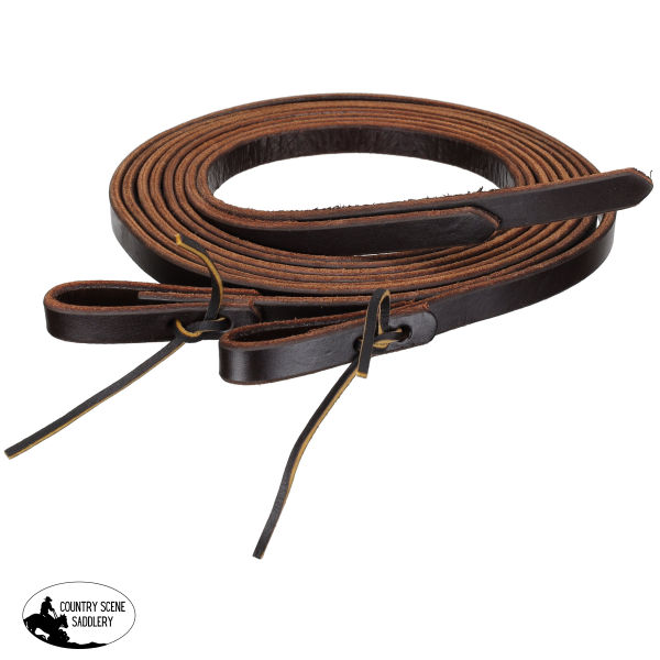 New! 8’ x 5/8’’ Premium Harness Leather Split Rein - Made in the USA