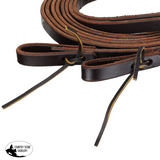 New! 8’ x 5/8’’ Premium Harness Leather Split Rein - Made in the USA