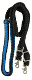 8ft Nylon braided roping reins - Country Scene Saddlery and Pet Supplies